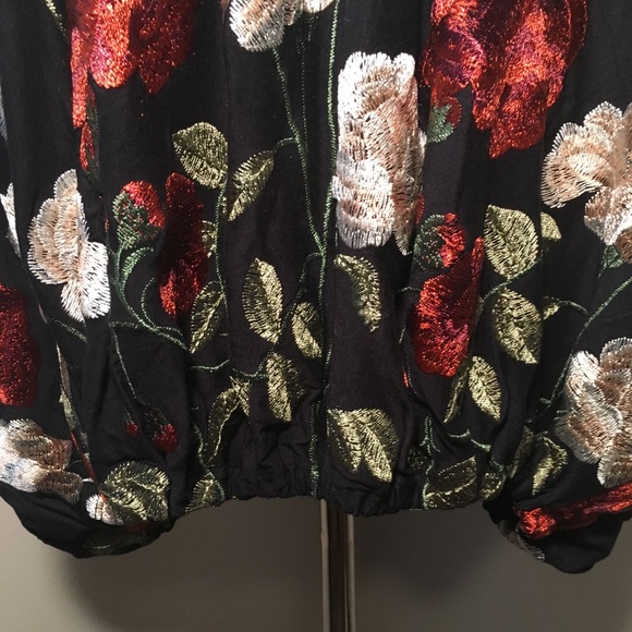 ANTHROPOLOGIE Embroidered Floral Top - Picture 6 of 8